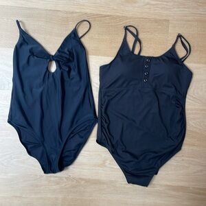 NWOT Summer Mae Maternity & 
J.Crew swimsuit